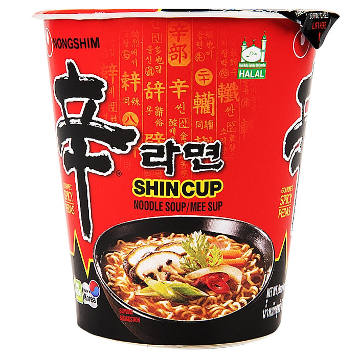 Nong Shim Instant Noodle Cup Spice.